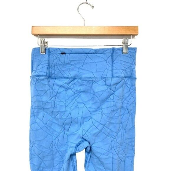 NWOT Sweaty Betty | Motion Jacquard 7/8 Workout Legging Regatta Blue - Picture 5 of 10